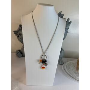 Halloween charm necklace 24” & 3” ext.